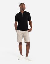 Bermuda &scaron;ortai  - Tiesaus kirpimo - smelio spalvos