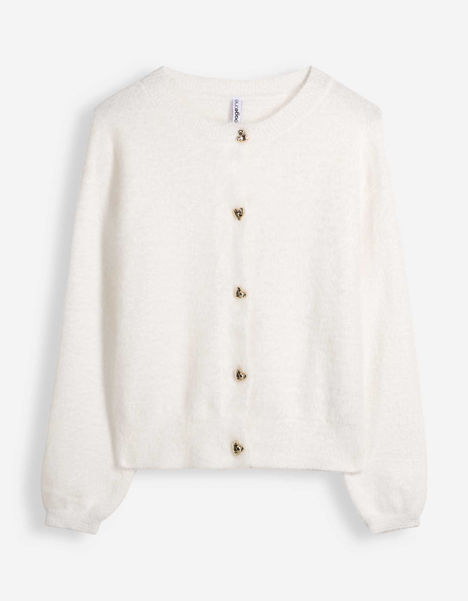 Cardigan - Knopfleiste - Off-White