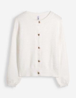Cardigan - Knopfleiste - Off-White