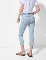 Caprihose - einfarbig - hellblau