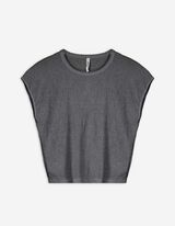 T-Shirt - Loose Fit - dunkelgrau