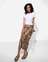 Rok - Luipaardprint - wit
