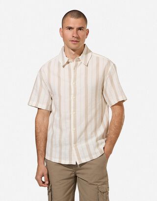 Hemd - Streifen - wei&szlig;