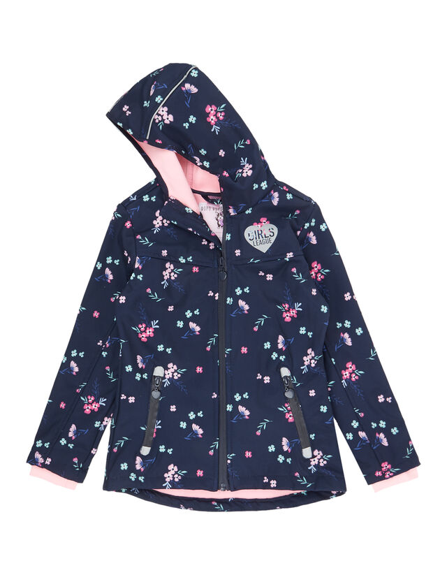 Madchen Softshell Jacke Mit Floralem Muster Takko Fashion