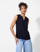 bluza - jednobojna - tamno-plava