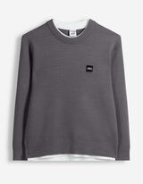 Strickpullover - Loose Fit - Dunkelgrau