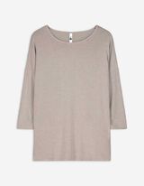 Maglia a manica lunga - Maniche a tre quarti - beige