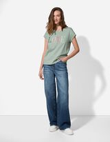 T-shirt - Borduursel - groen