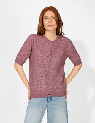 Vest - Knoopsluiting - lila