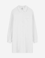 Bluse - Hemdkragen - weiß