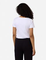 T-Shirt - Stretchanteil - Wei&szlig;