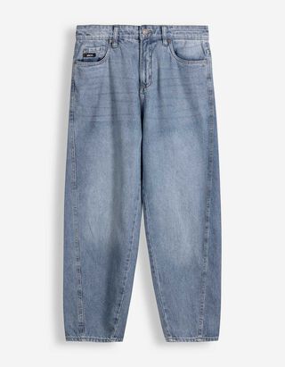 Jeans - Balloon Fit - blau