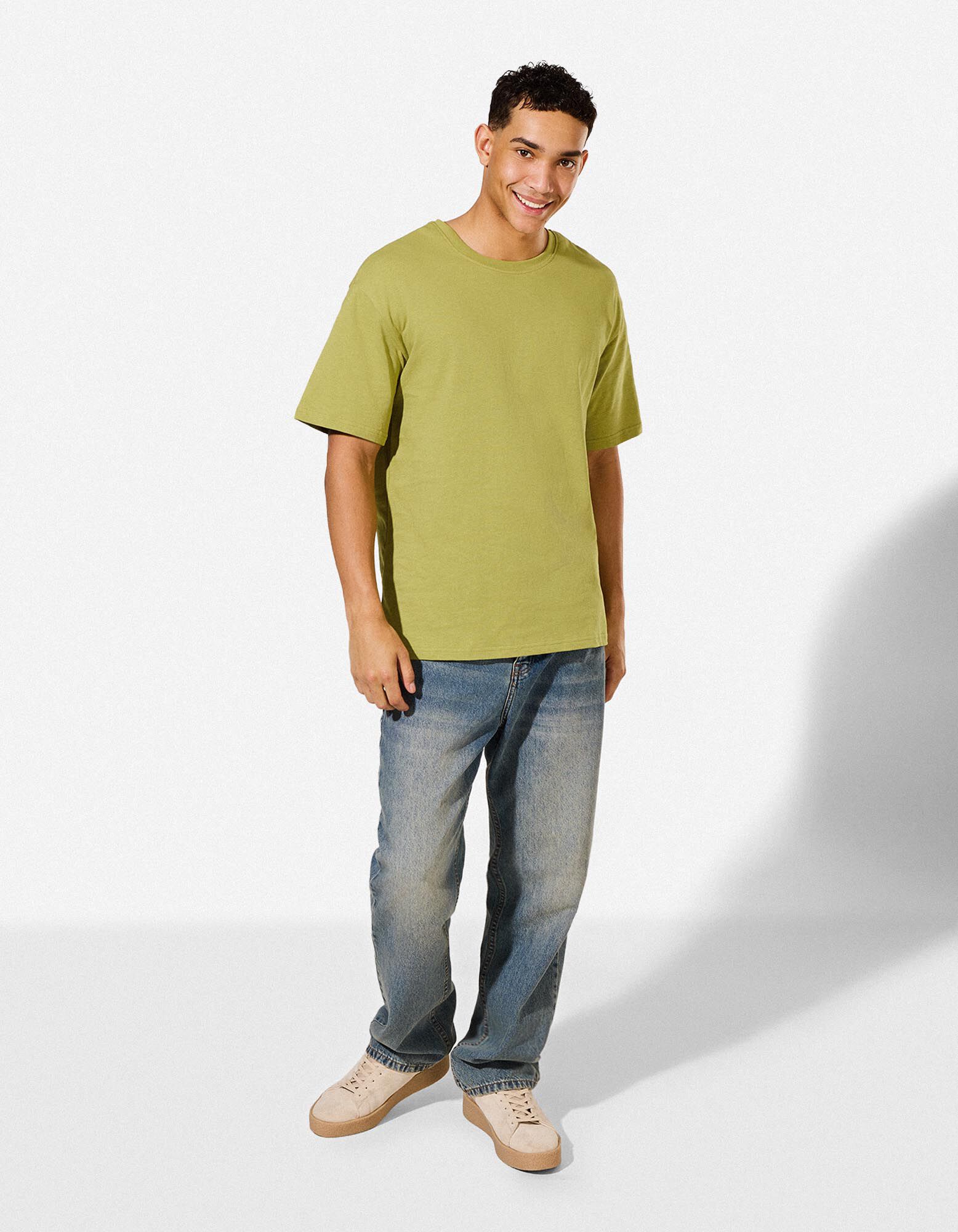 T-Shirt - Oversized Fit - Gr&uuml;n