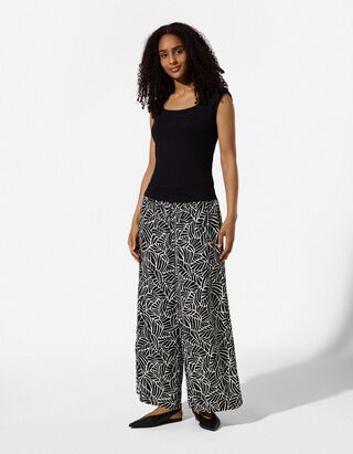 Culotte - Wide fit - wit