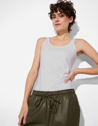 Tanktop - einfarbig - wei&szlig;