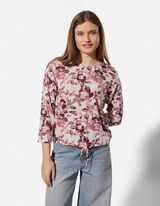 Shirt - Knotendetail - rosa