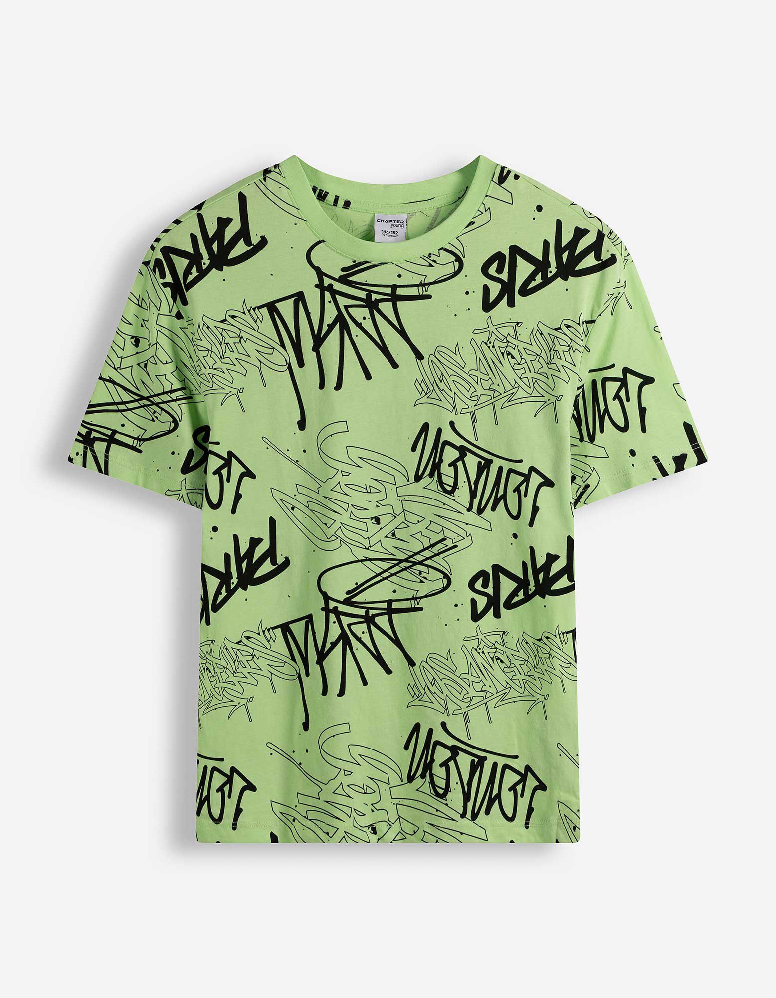 T-shirt - Oversized fit - Turkoois