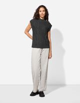 Pullover - Ärmellos - schwarz