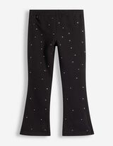 Leggings - Ziersteine - Schwarz