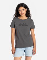 T-s&auml;rk - lisatud tikand - tumehall