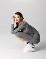 Jurk - Cut-outs - grijs