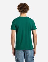 T-shirt - Tekstprint - donkergroen