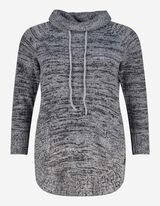 Pullover lungo - Tasca frontale