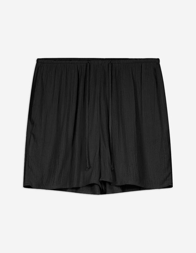 Shorts - Viskose - schwarz
