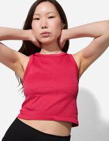 Zkrácený top - Bezešvé - pink