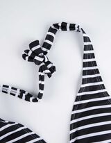 Bikinový vrchný diel - Recyklovaný polyester - cierna