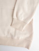 Šaty - Kapucňa s tunelovým sťahovaním - bezova