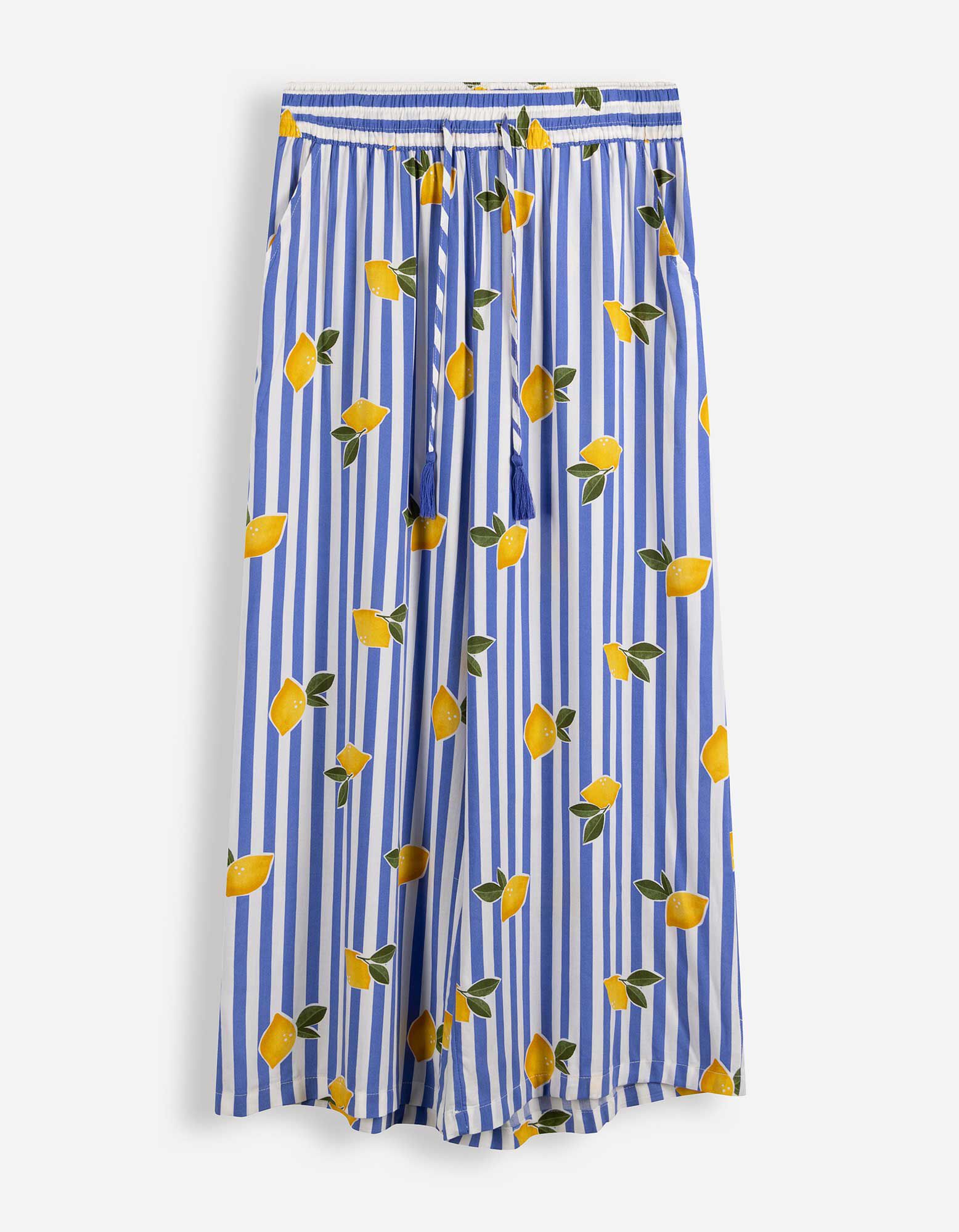 Hose - Streifen - blau