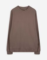 Mikina - Kulatý výstřih - svetle hneda