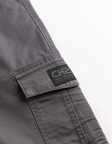 szorty boj&oacute;wki - Twill - ciemny szary