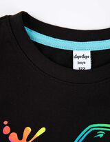 Tričko - Potlač - cierna