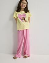 Tricou - Tipărire frontală - Galben deschis