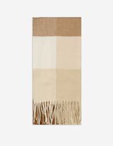 Schal - Karomuster - beige