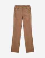 Hose - Bootcut Fit - braun