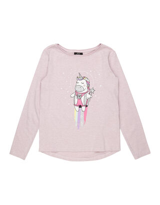 M&auml;dchen Longsleeve mit Print