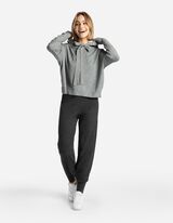 Hoodie - Viscosemix - grijs