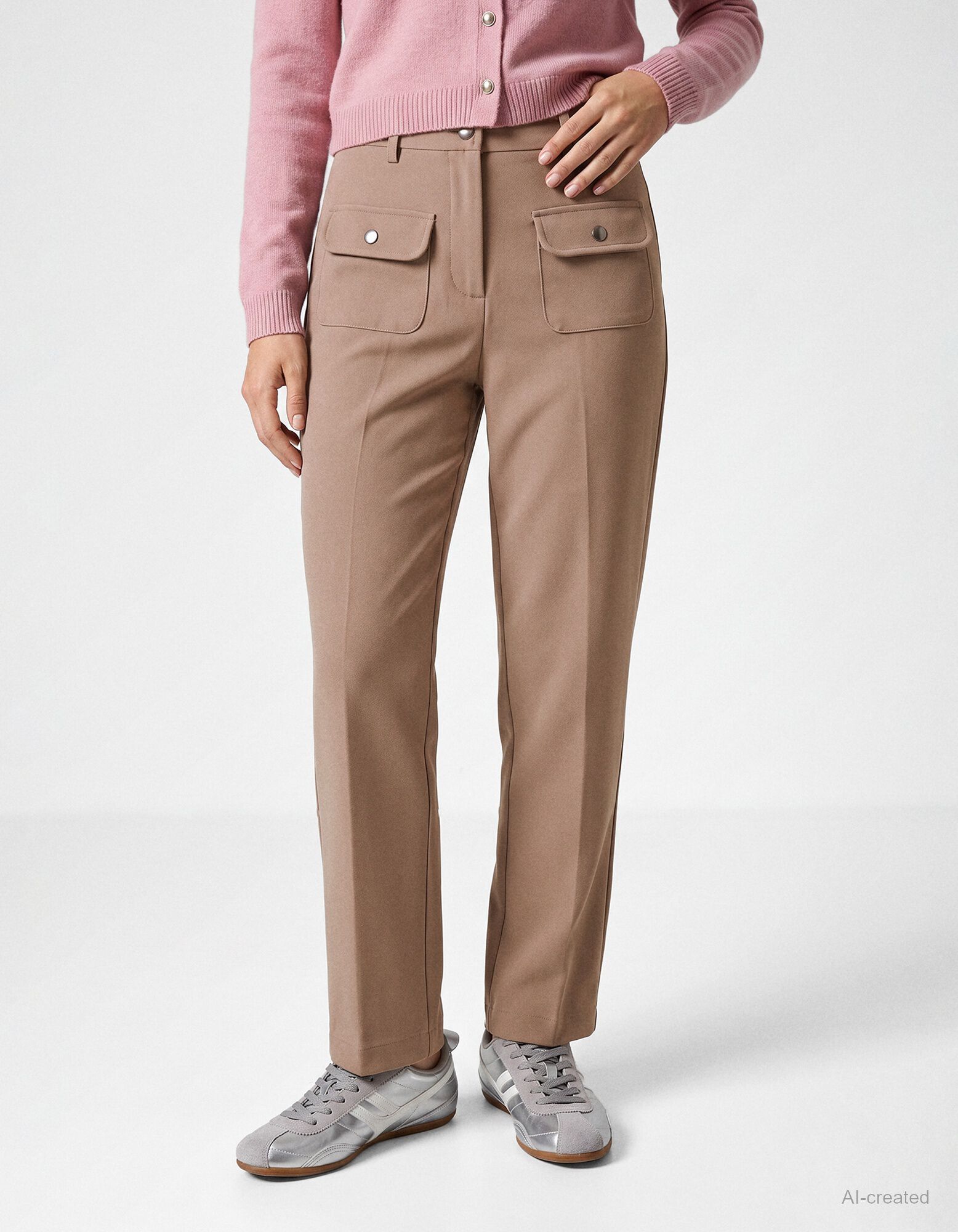Broek - Slim fit - bruin