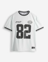 T-shirt - siateczka - jasny niebieski