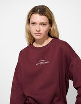 Mikina - Zadn&yacute; v&yacute;tlačok - tmavocervena