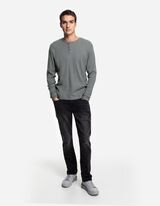 Majica dugih rukava - tamno-zelena