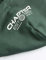 bluza z kapturem - nadruk 3D - zielony