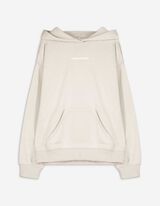 Hoodie - Print - beige