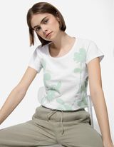 T-shirt - Motif all-over - blanc