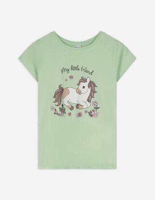 T-Shirt - Print - hellgrün T-Shirt - Print - hellgrün