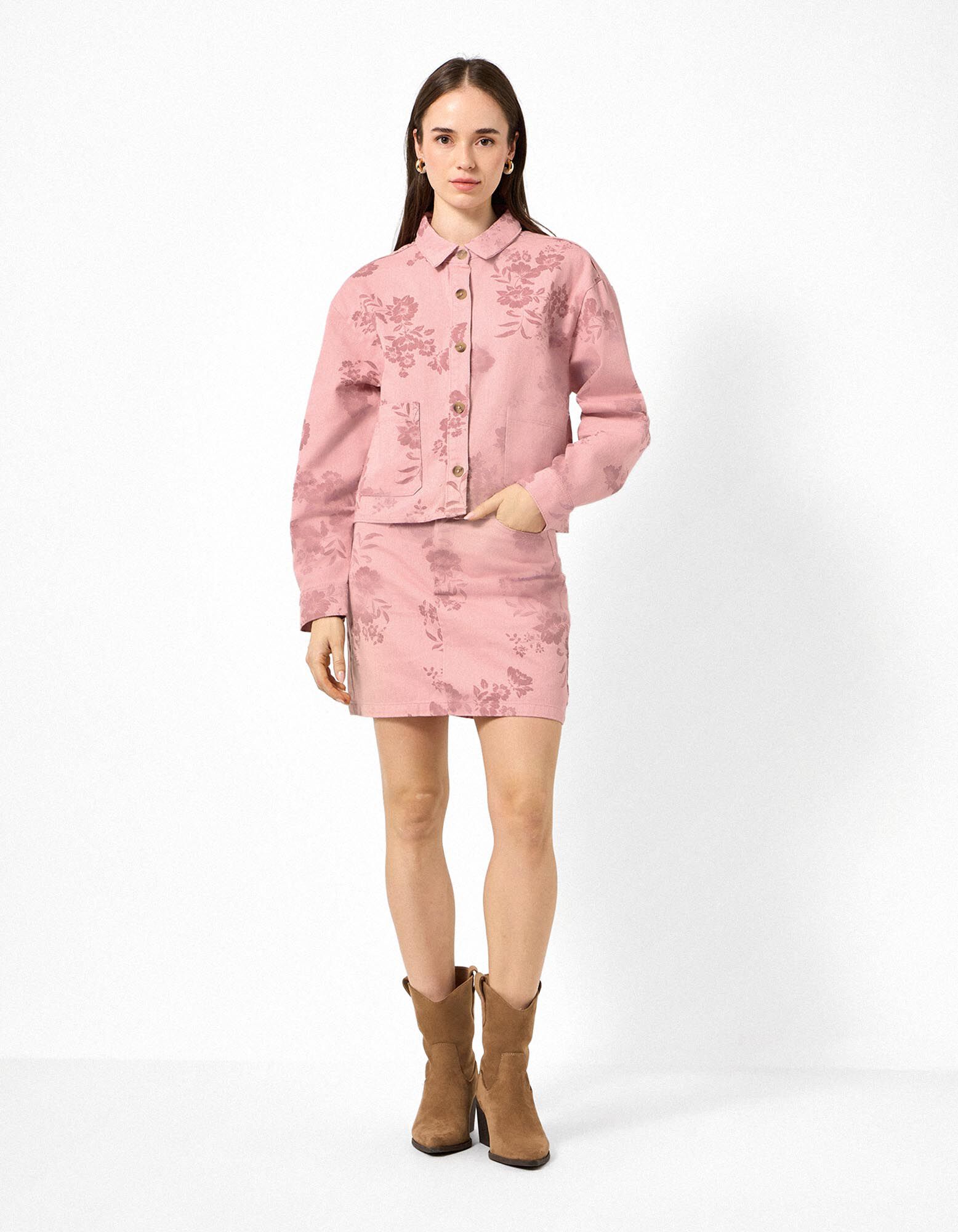 Allover-Print - Rosa