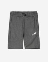 Bermuda &scaron;ortai  - Mezginys stulpeliu - tamsiai pilkas